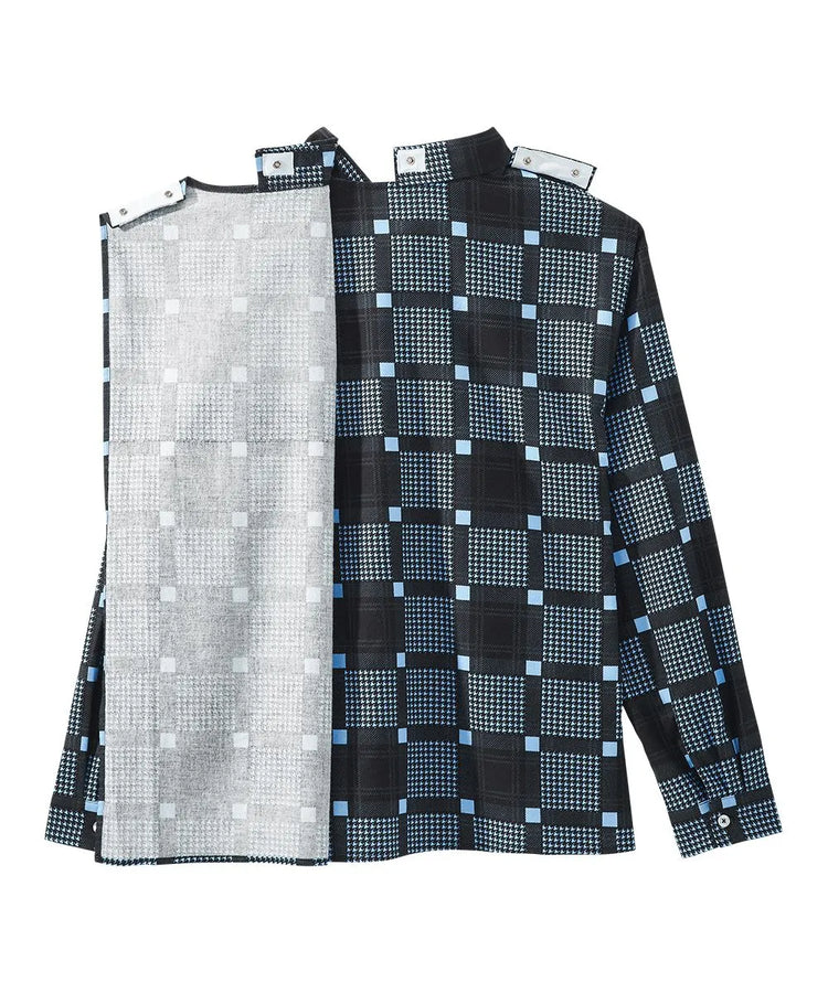 Mens Nightshirt Womens Open Back Adaptive Lace Trim Nightgown