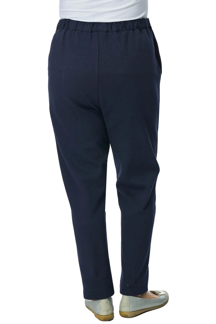 Women’s Side-Opening Easy Dressing Elastic Waist Pants |   Easy-On Adaptive Trousers with Velcro Adjustable Waist