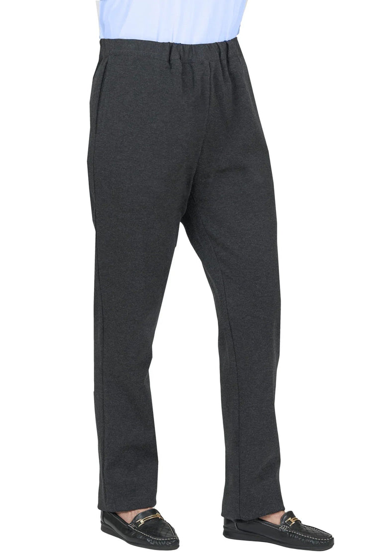 Women’s Side-Opening Easy Dressing Elastic Waist Pants |   Easy-On Adaptive Trousers with Velcro Adjustable Waist