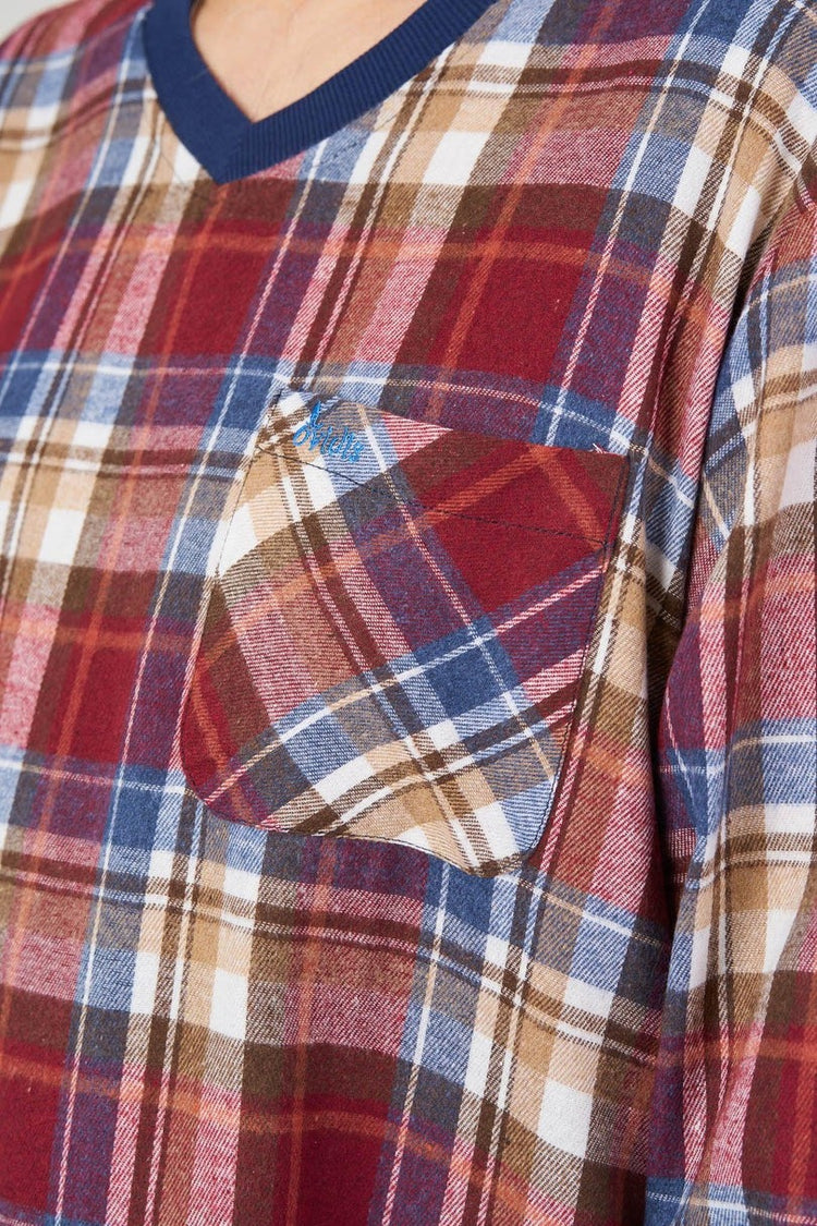 Men's Hospital Gown with Back Overlap