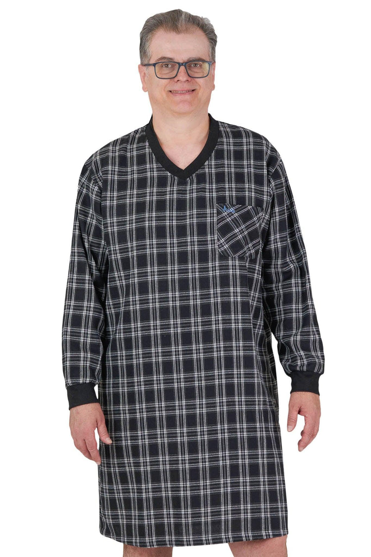 Men's Hospital Gown with Back Overlap