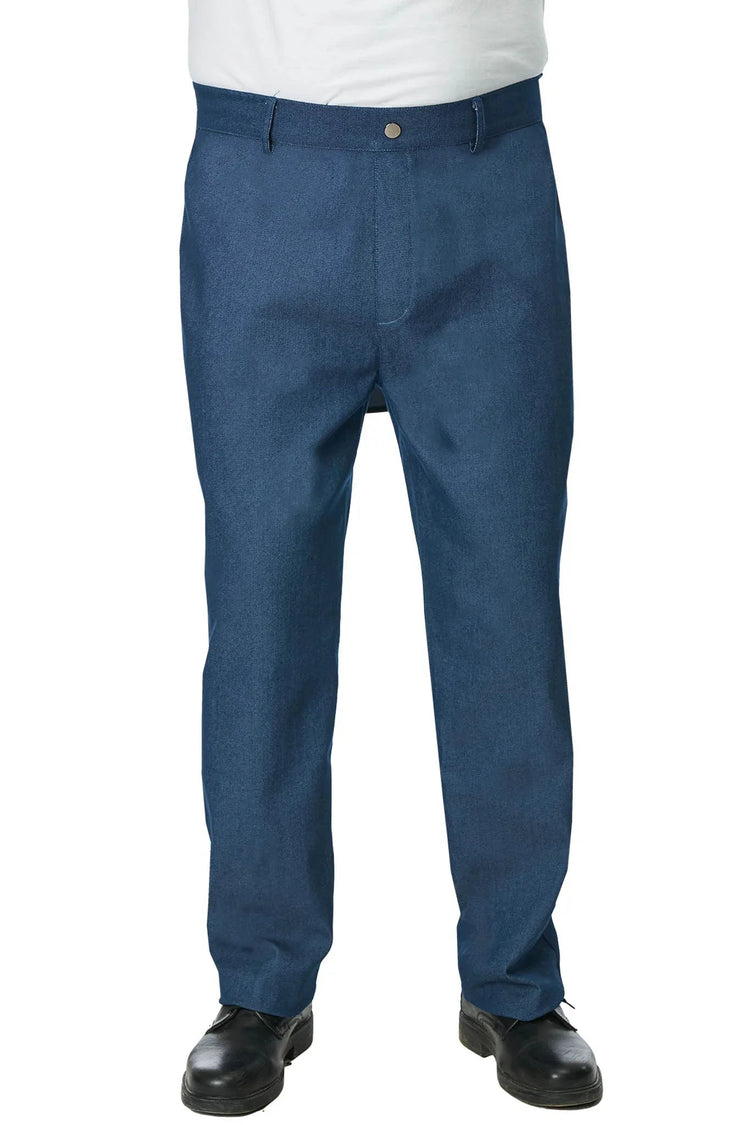 Men’s Back-Overlap Assisted Dressing Jeans |  Easy Dressing Adaptive Denim Pants