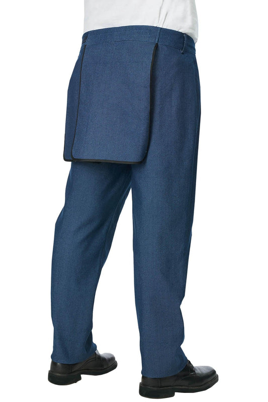 Men’s Back-Overlap Assisted Dressing Jeans |  Easy Dressing Adaptive Denim Pants