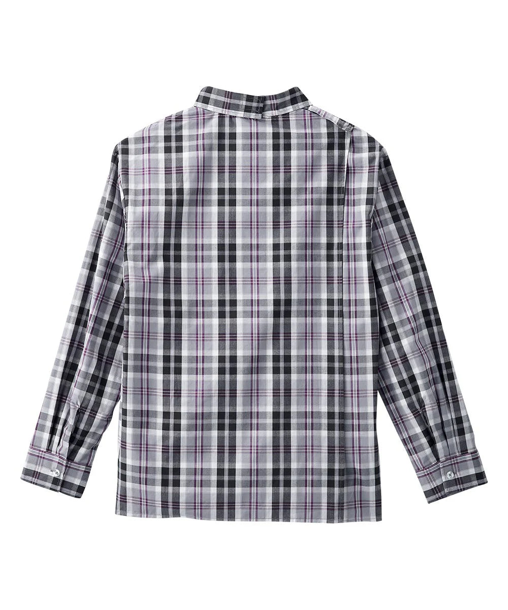 Men's Sport Shirt with Back Closure closed back