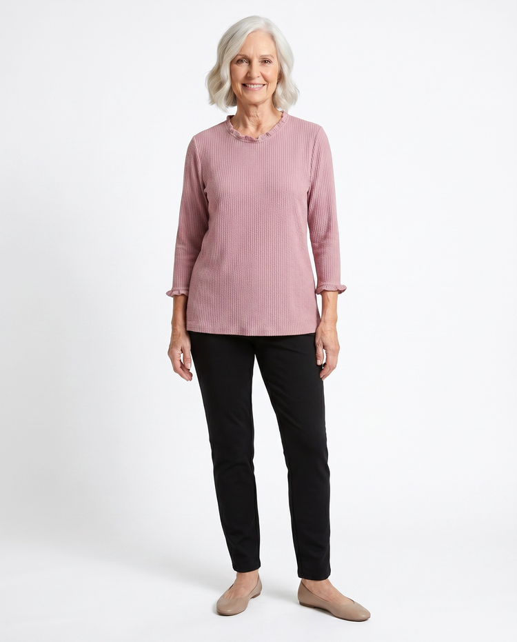 Adaptive Top - Rosie | Pink, front view