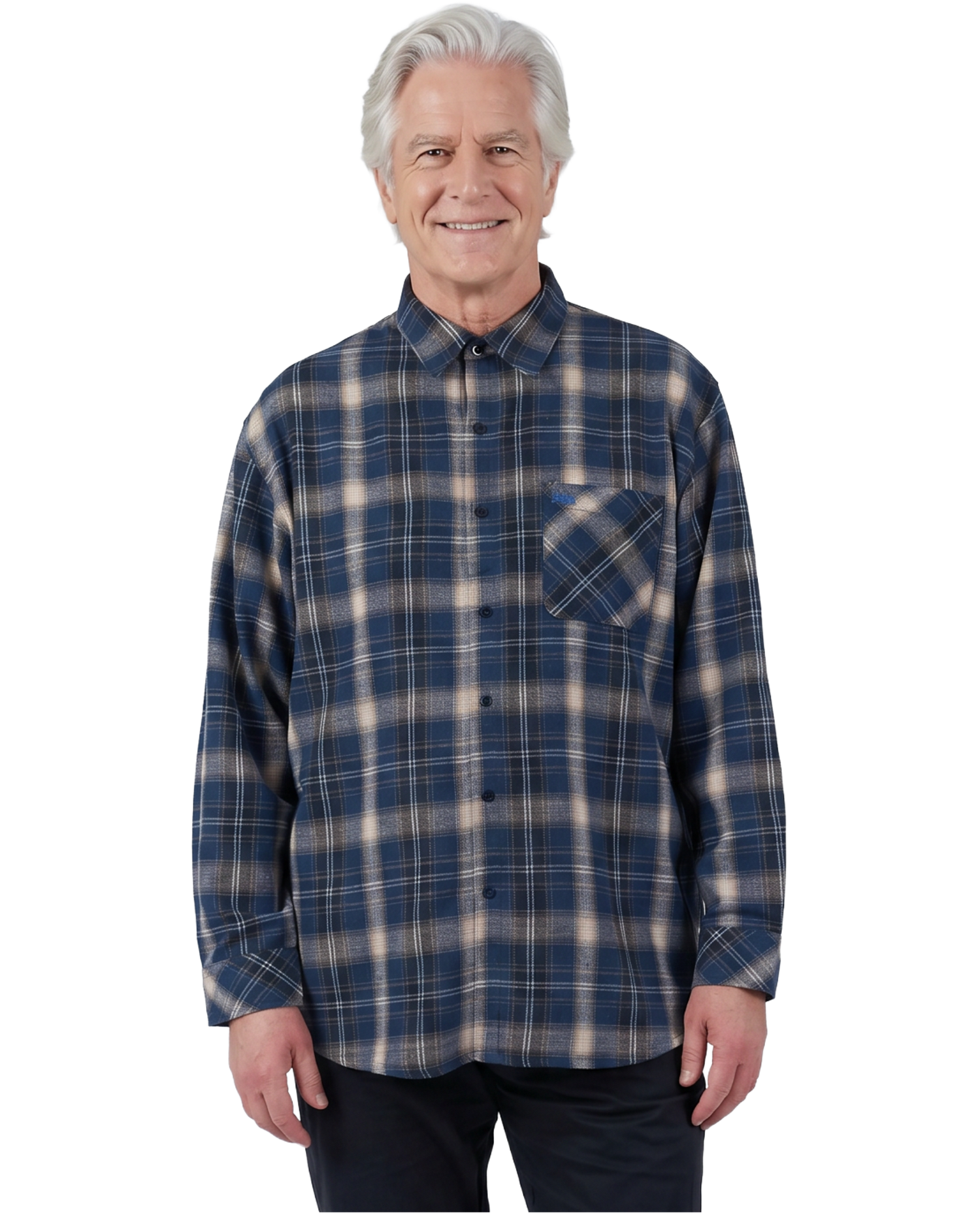 Adaptive Shirt - Theo | Bluestone, cropped view