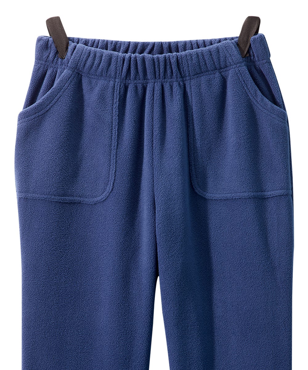 Women’s Fleece Pull-On Sweatpants blue front close