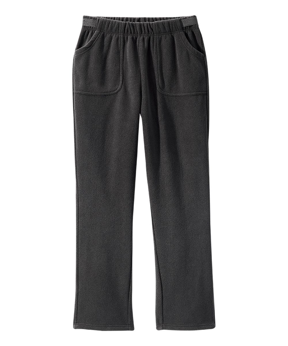 Women’s Fleece Pull-On Sweatpants Black front