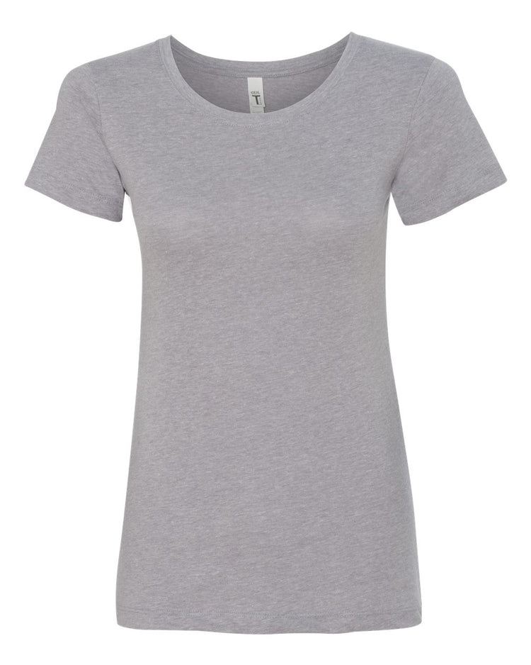 Women's Premium Cotton-Poly Blend Crew Tee – Ultra-Soft & Lightweight Comfort
