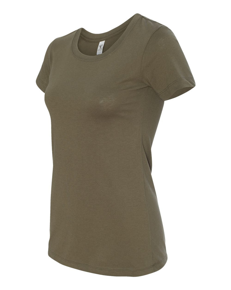 Women's Premium Cotton-Poly Blend Crew Tee – Ultra-Soft & Lightweight Comfort