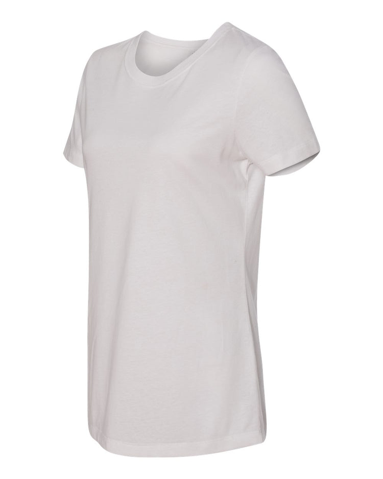 Women's Premium Cotton-Poly Blend Crew Tee – Ultra-Soft & Lightweight Comfort