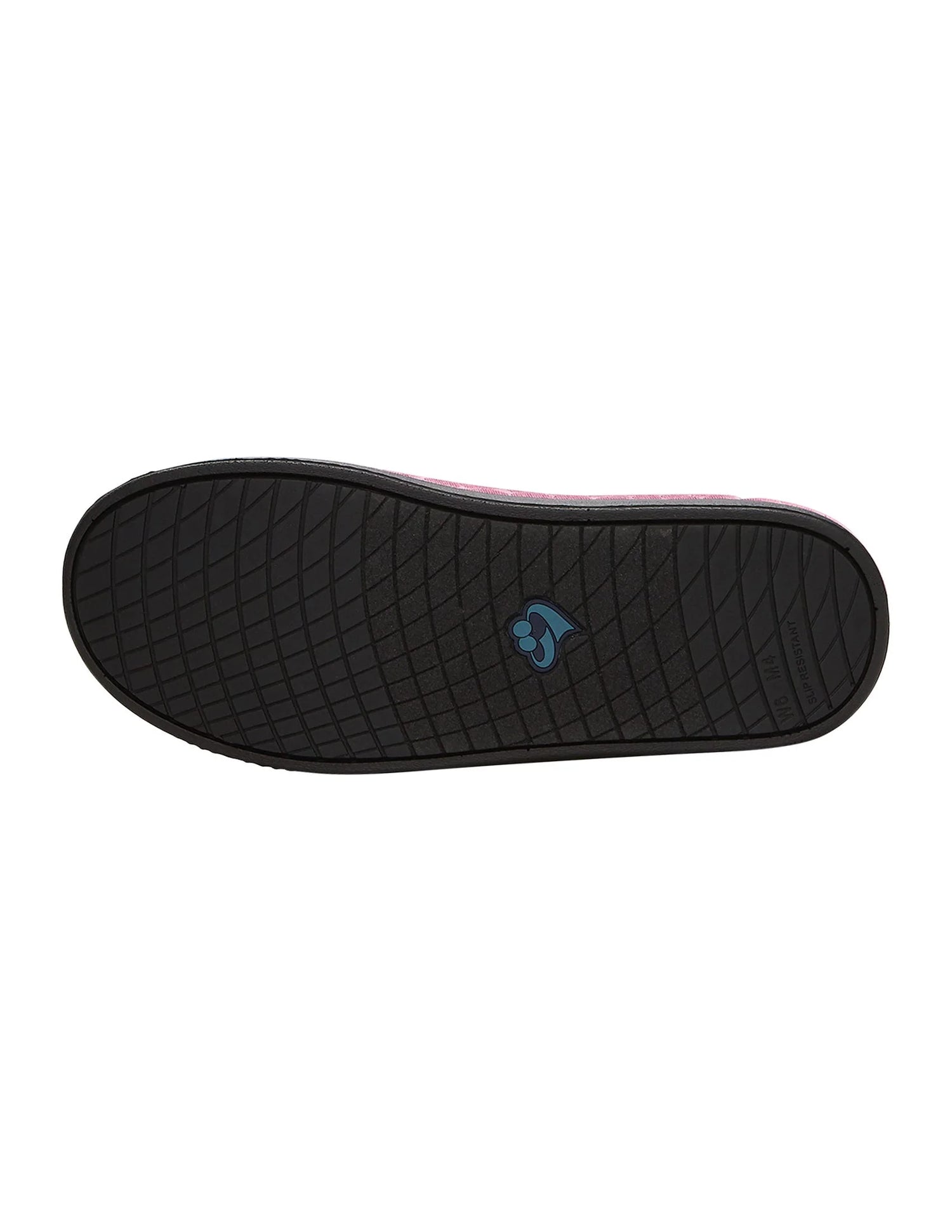 Women's Wide Non-Slip Adjustable Indoor Slippers pink bottom
