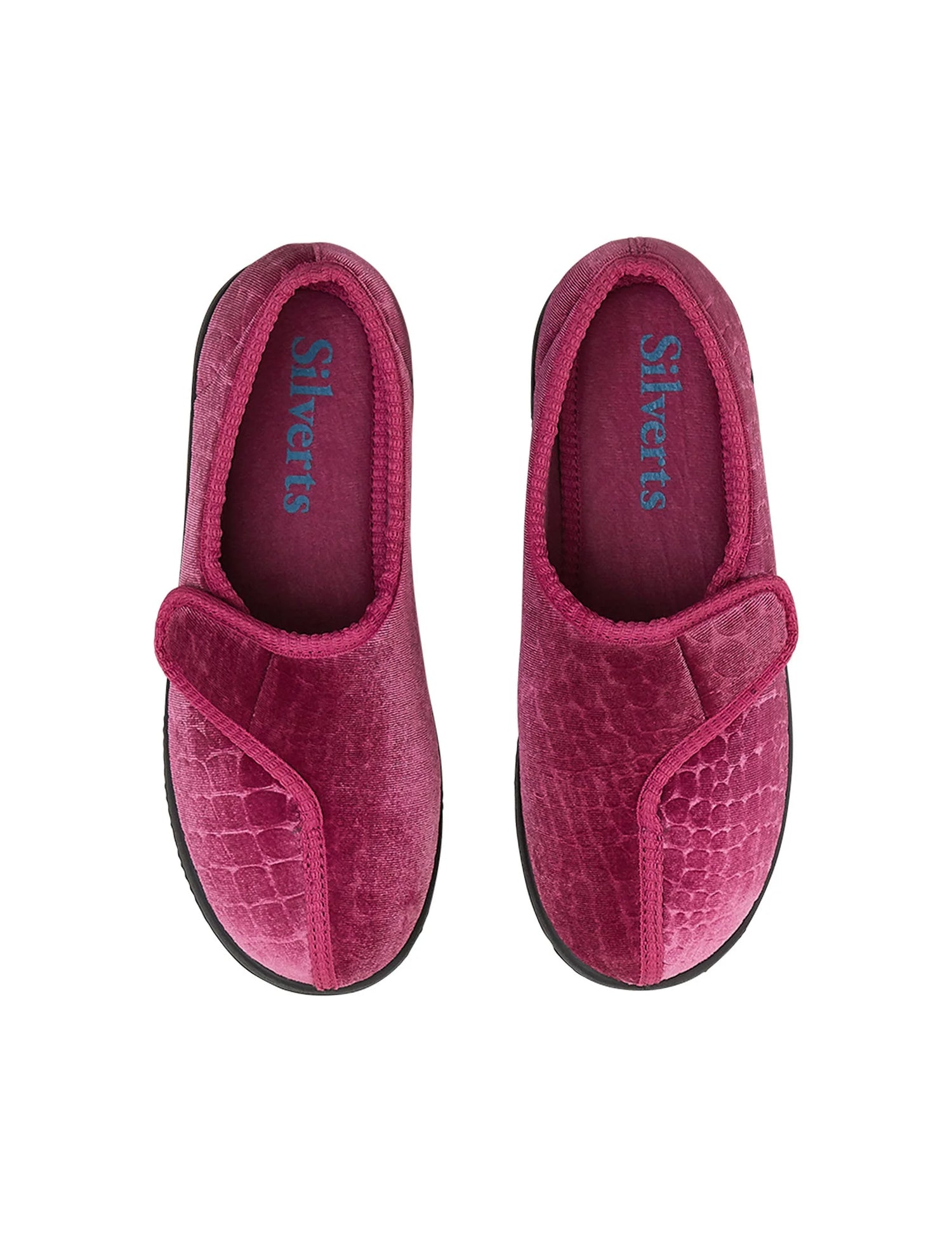 Women's Wide Non-Slip Adjustable Indoor Slippers pink top