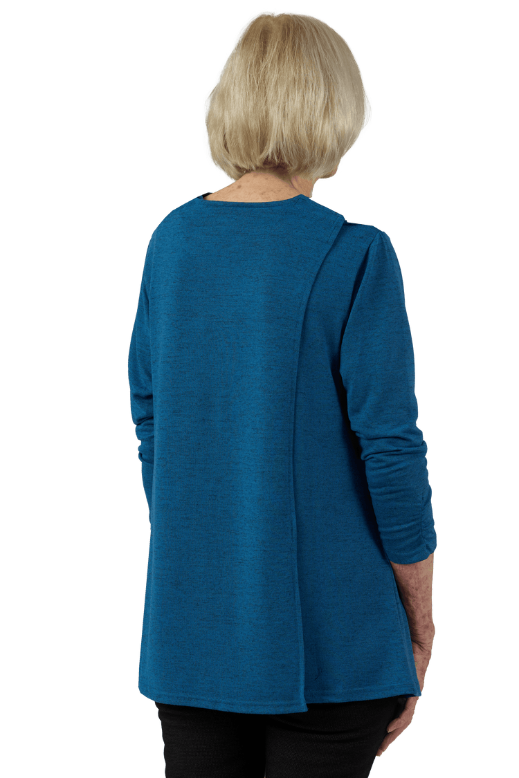 Adaptive Top - Annie | Azur, back view