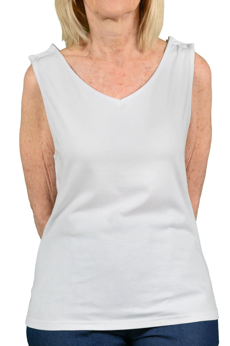 Women’s Adaptive Stretch Knit Camisole | Soft Easy-Wear Layering Tank