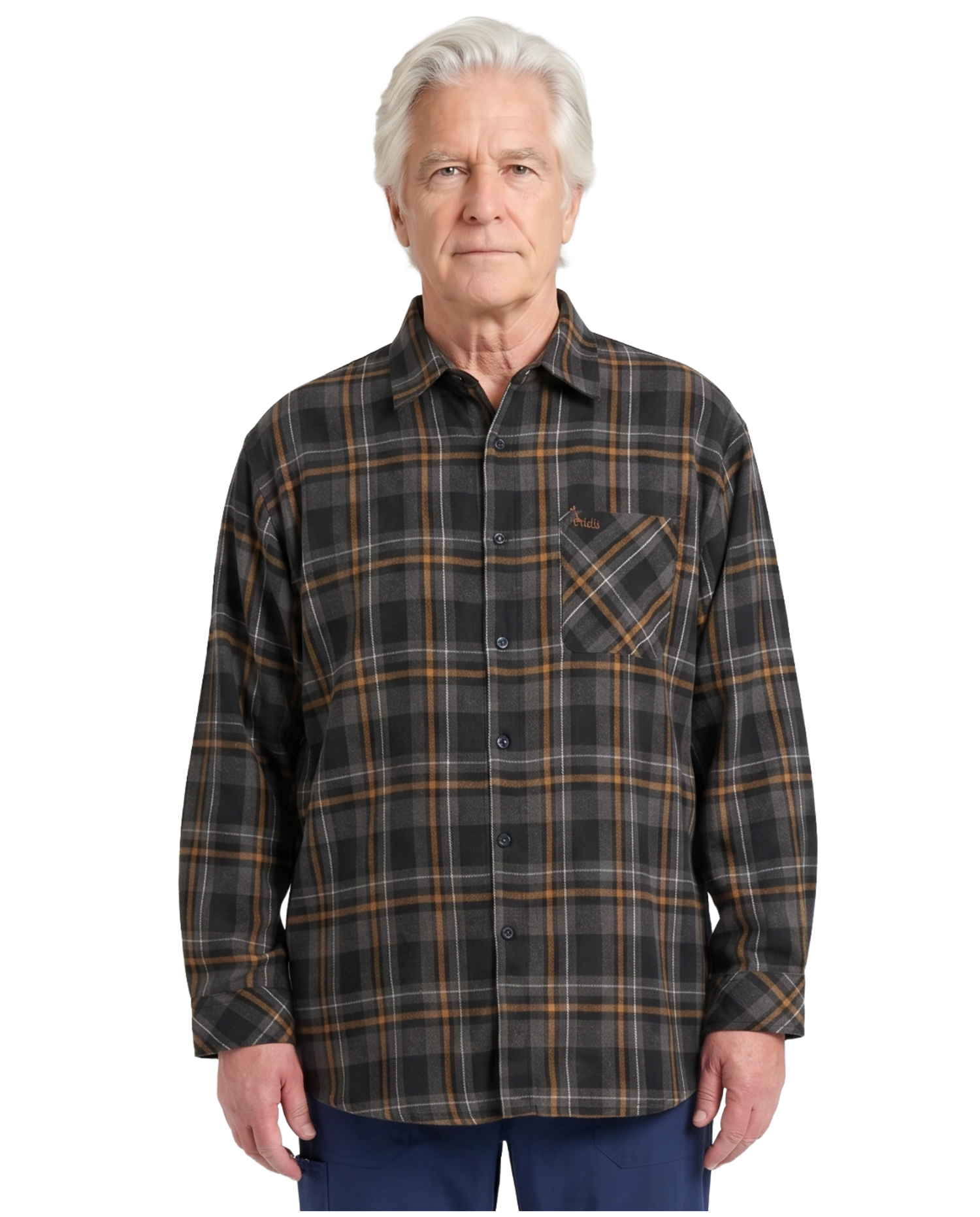 Adaptive Shirt - Theo | Black, cropped view