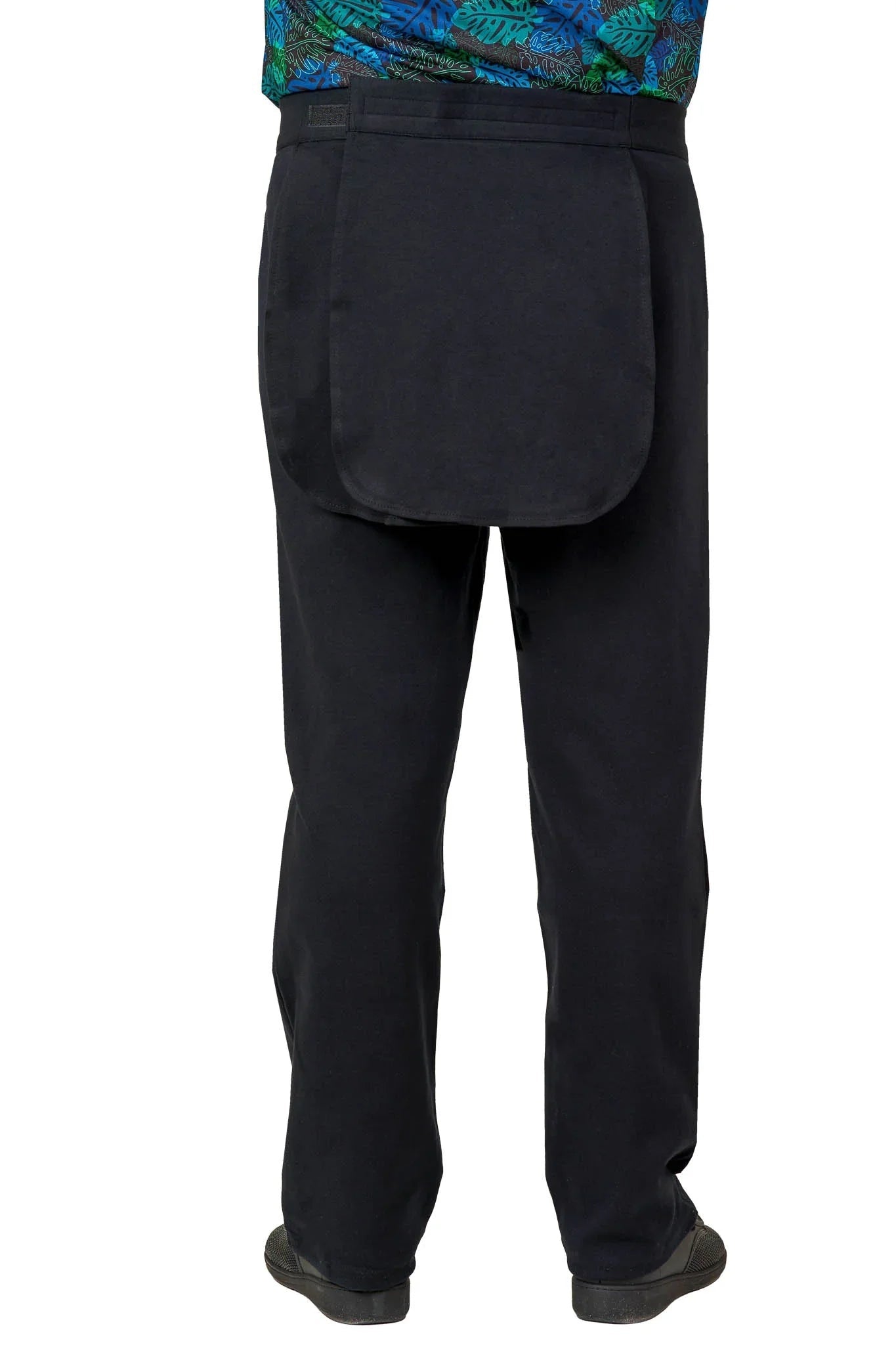 Men's Back-Overlap Assisted Dressing Stretch Knit Pants | Easy