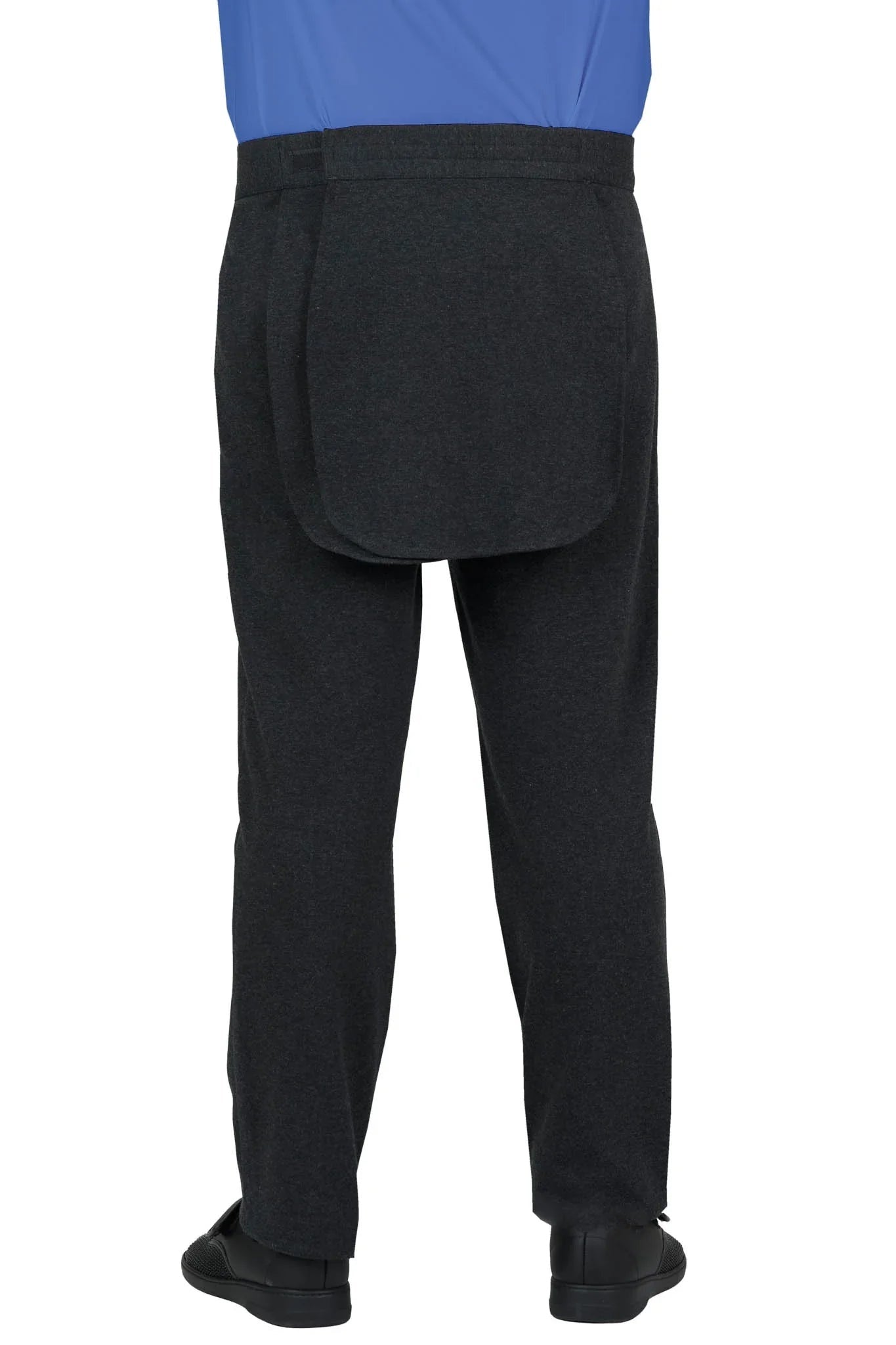 Men's Back-Overlap Assisted Dressing Stretch Knit Pants | Easy