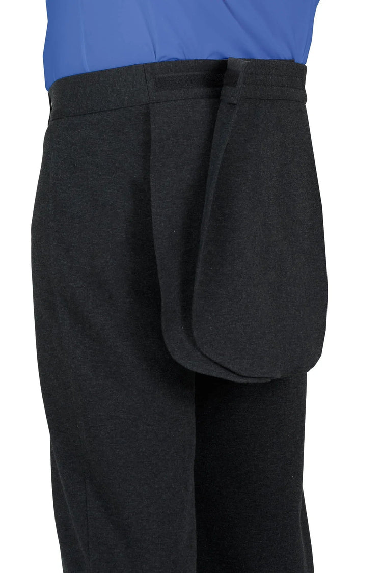 Men’s Back-Overlap Assisted Dressing Stretch Knit Pants |  Easy Dressing Adaptive Pants