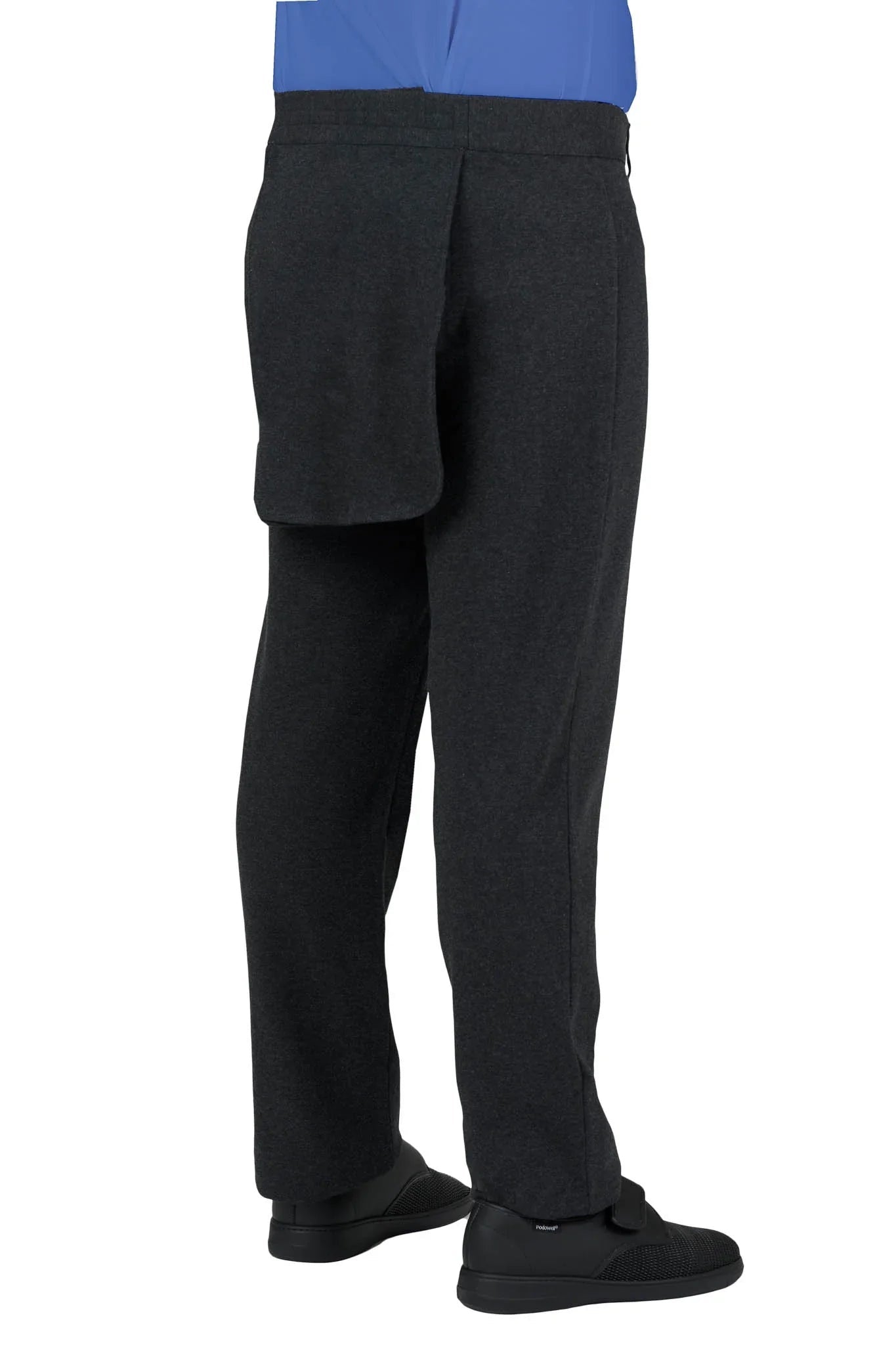 Men's Back-Overlap Assisted Dressing Stretch Knit Pants | Easy