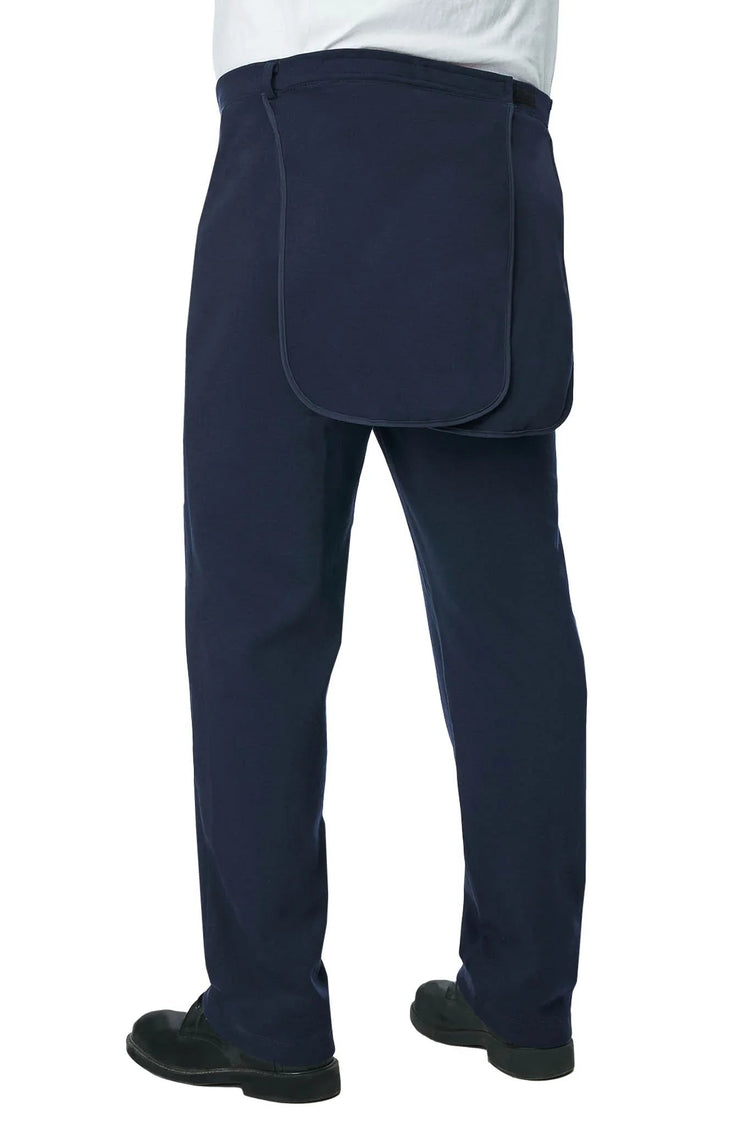 Men’s Back-Overlap Assisted Dressing Stretch Knit Pants |  Easy Dressing Adaptive Pants