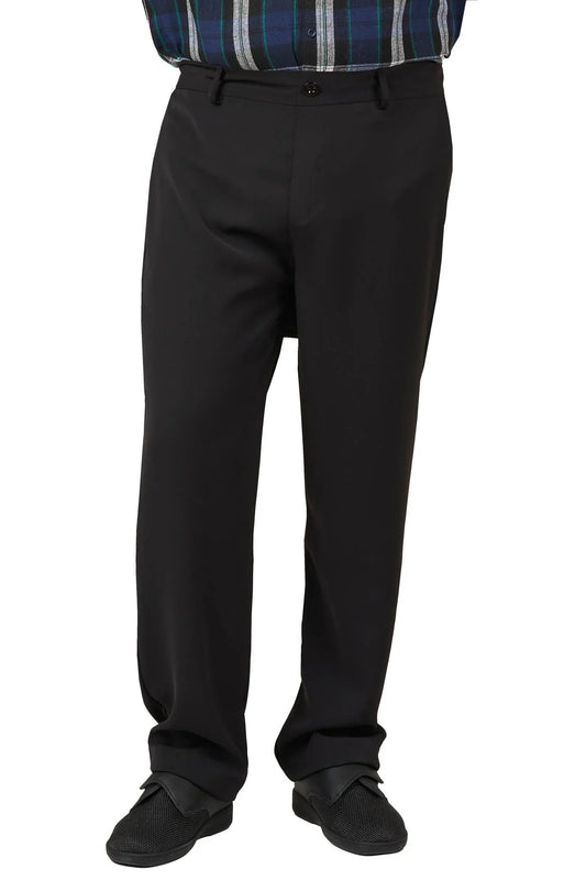 Men’s Back-Overlap Assisted Dressing Twill Pants |  Easy Dressing Adaptive Pants