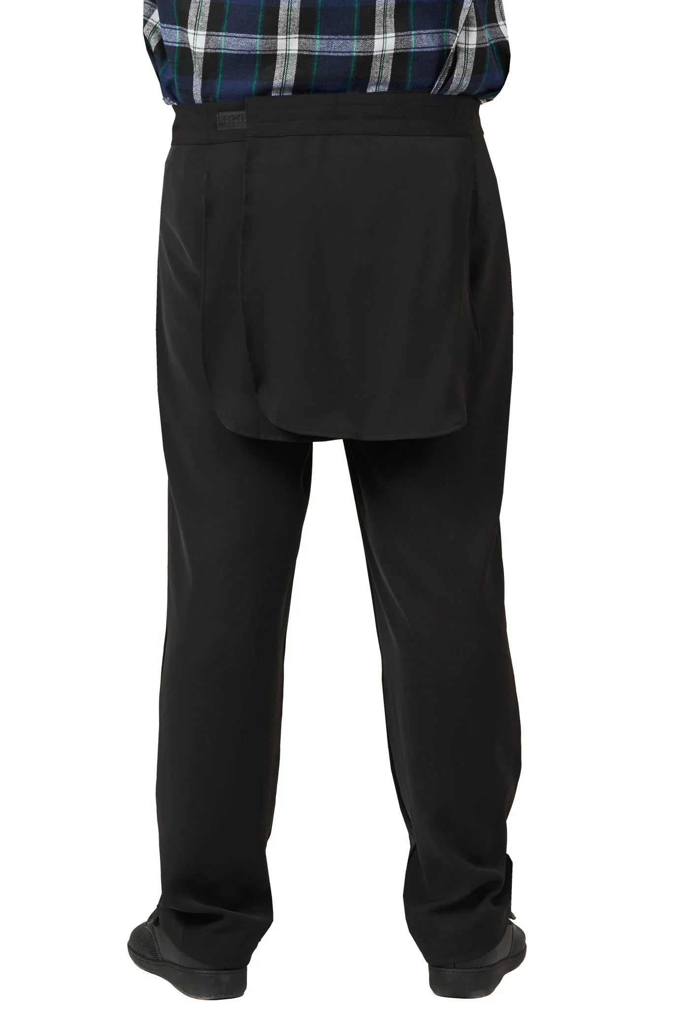 Men's Back-Overlap Assisted Dressing Twill Pants | Easy Dressing