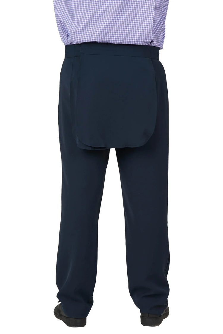Men’s Back-Overlap Assisted Dressing Twill Pants |  Easy Dressing Adaptive Pants