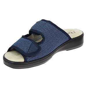 Unisex Extra Wide Adjustable Slip-On Sandals with Easy Closures | Lightweight Washable Comfort Footwear for Edema, Diabetes & Sensitive Feet