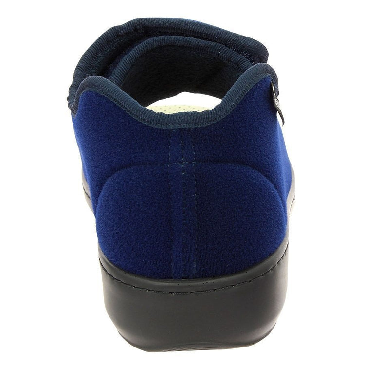 Unisex Extra Wide Open-Front Adjustable Shoes with Easy Closures | Lightweight Washable Footwear for Post-Surgery, Edema & Diabetic Feet