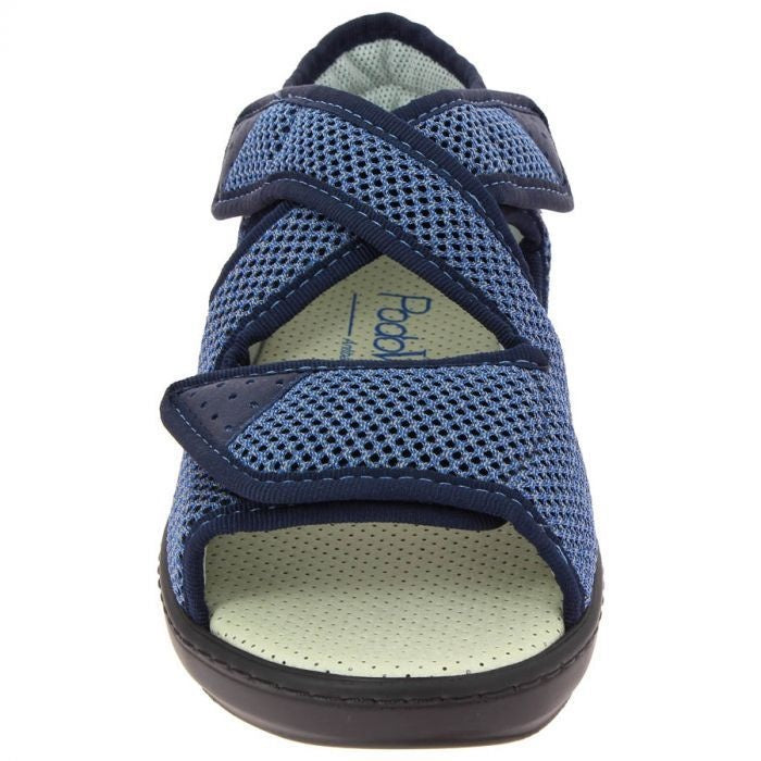 Lightweight Adjustable Open-Toe Sandals for Sensitive Feet | Extra Wide Washable Footwear with Custom Fit Straps