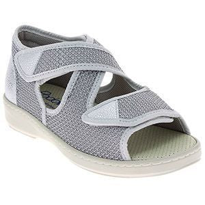 Lightweight Adjustable Open-Toe Sandals for Sensitive Feet | Extra Wide Washable Footwear with Custom Fit Straps