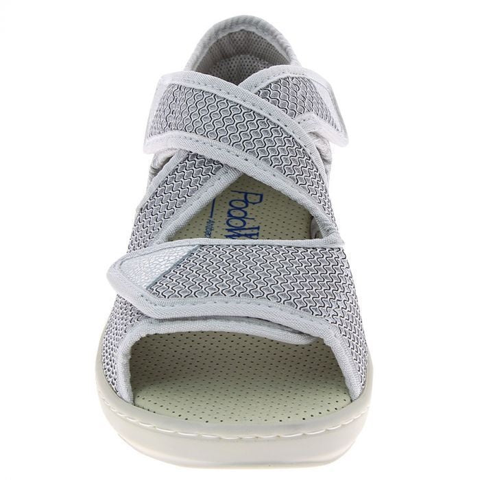 Lightweight Adjustable Open-Toe Sandals for Sensitive Feet | Extra Wide Washable Footwear with Custom Fit Straps
