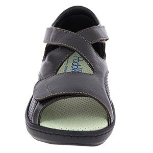 Adaptive Leather Sandals with Stretch Panels | Lightweight Wide Width Footwear for Sensitive & Changing Feet