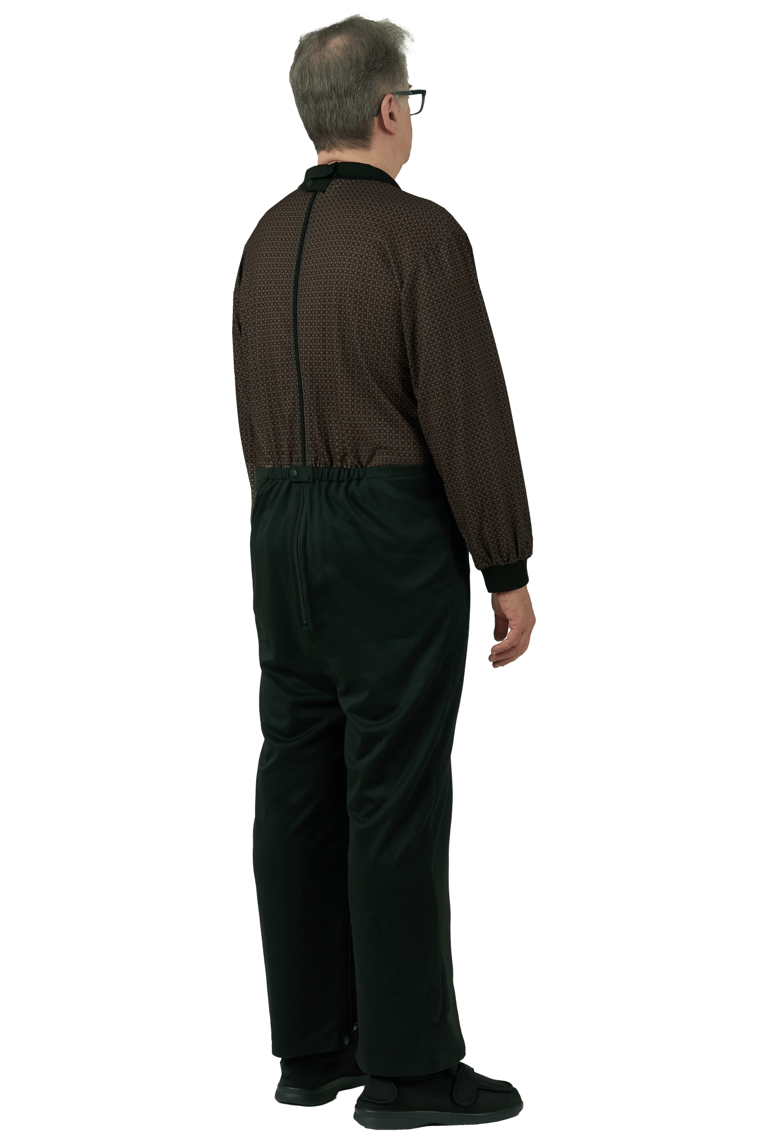 Anti-Strip Jumpsuit - James | Tan, back view