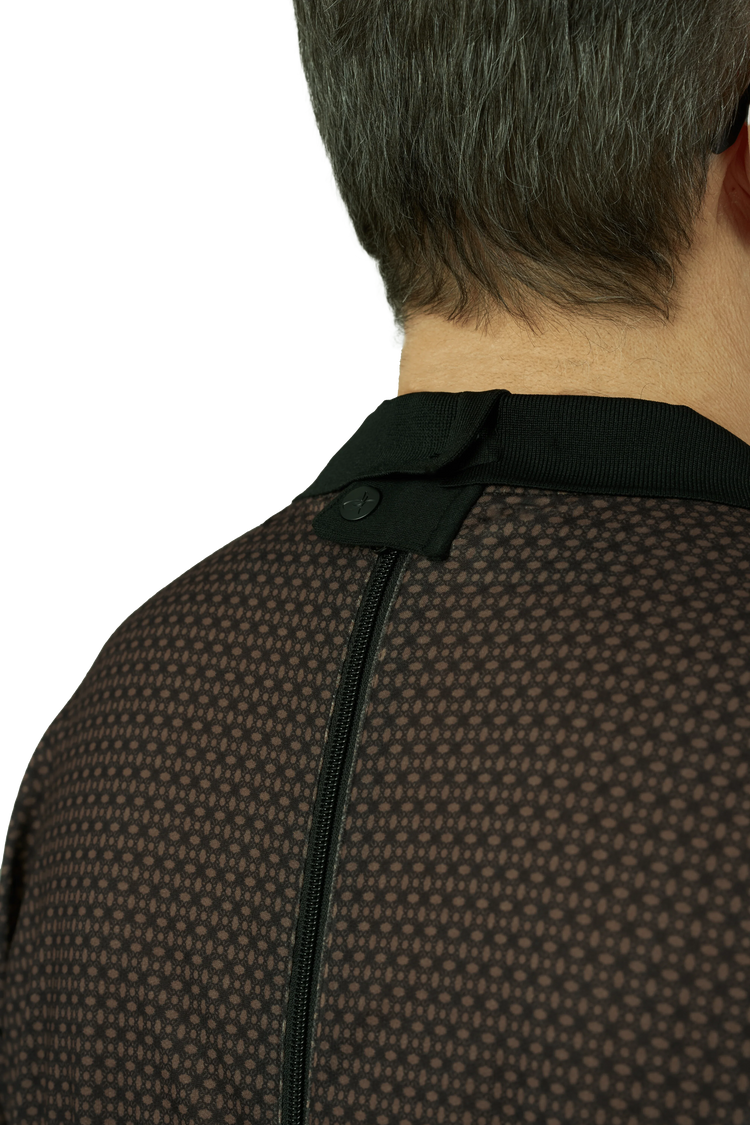 Anti-Strip Jumpsuit - James | Tan, back collar detail