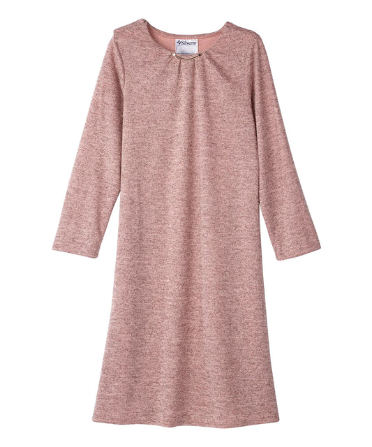 front of sweater dress with open back 