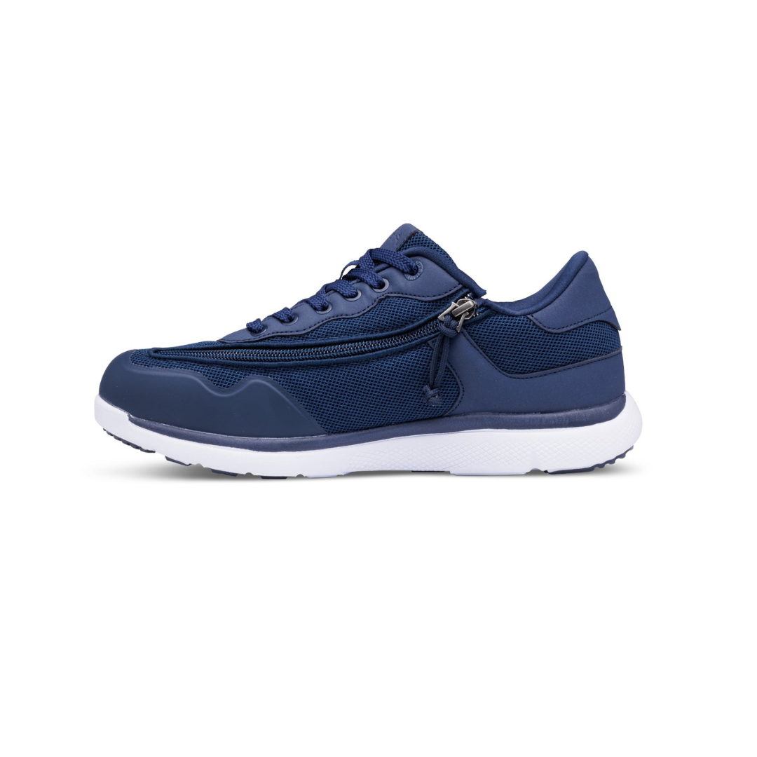 june adaptive unisex supportive memory foam shoes with front zipper access blue moon