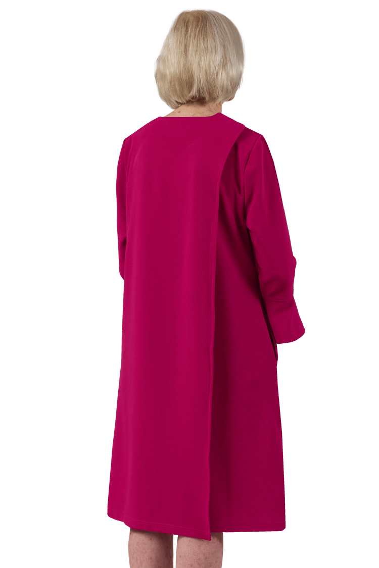 Adaptive Dress - Loulou | Berry, back detail 2