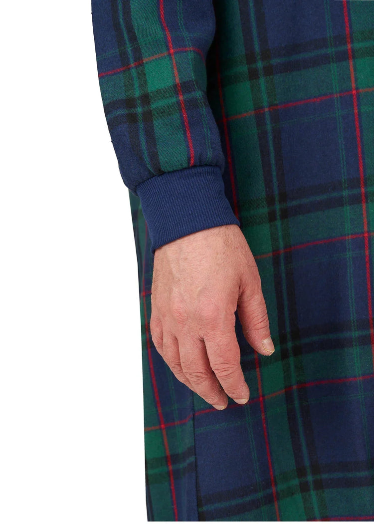 Men's Hospital Gown with Back Overlap