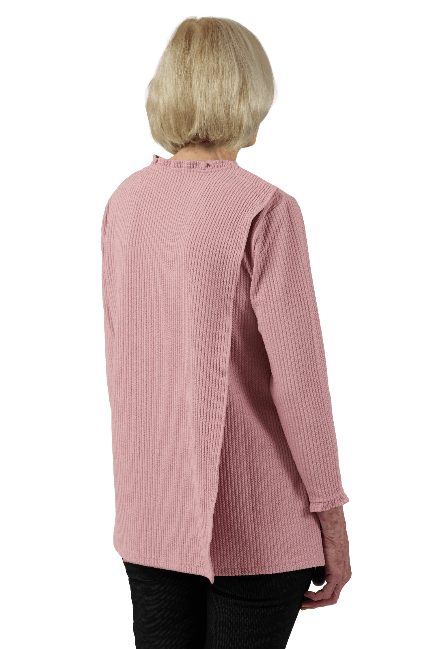 Adaptive Top - Rosie | Pink, back view