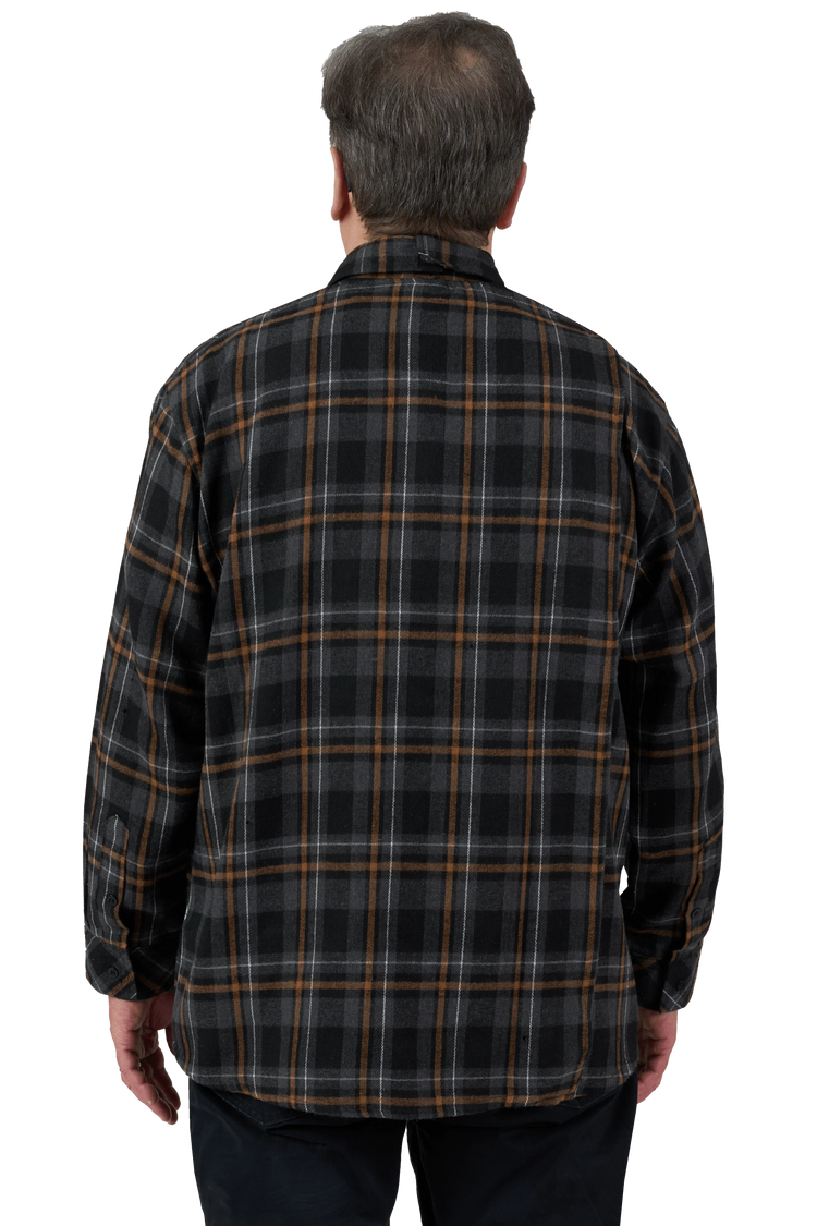 Adaptive Shirt - Theo | Black, back view