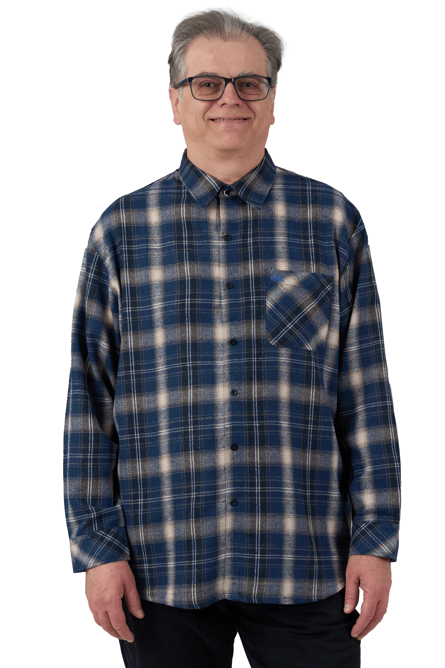 Adaptive Shirt - Theo | Bluestone, front detail