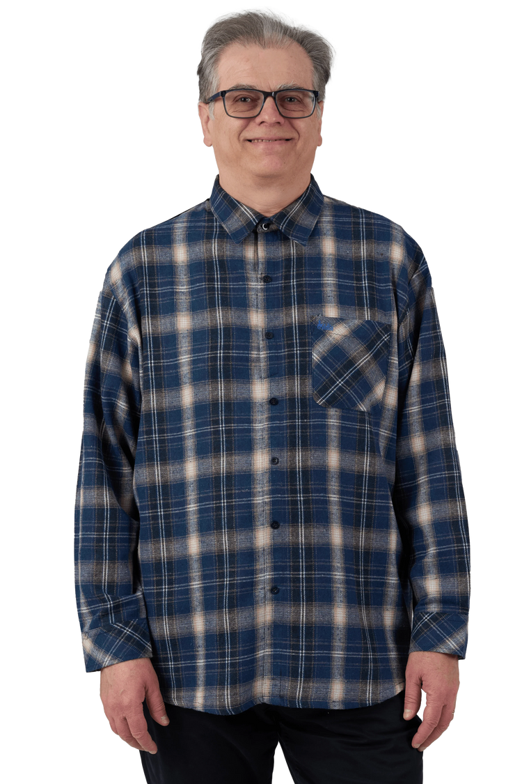 Adaptive Shirt - Theo | Bluestone, front detail