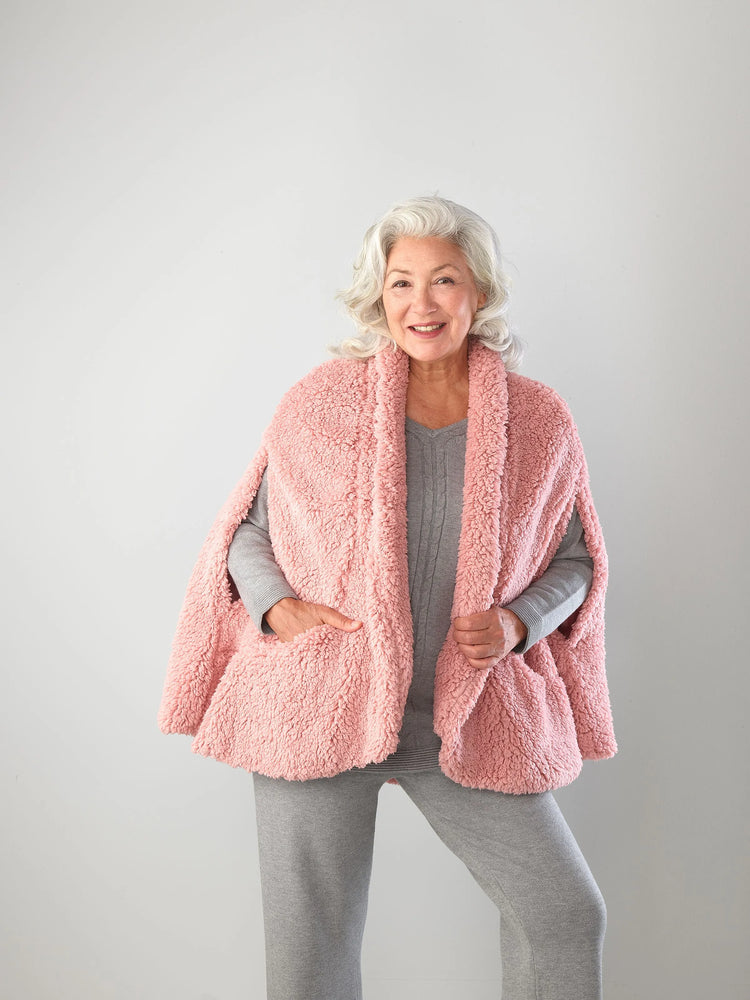 Women's Cozy Plush Shawl