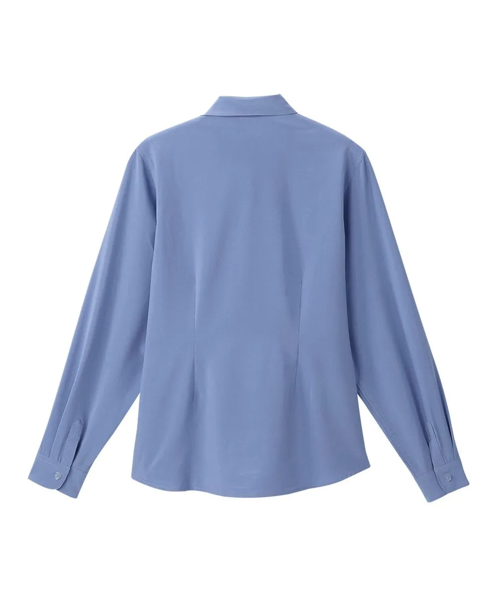 Women's Shirt with Magnetic Buttons S / Ciel Blue | June Adaptive