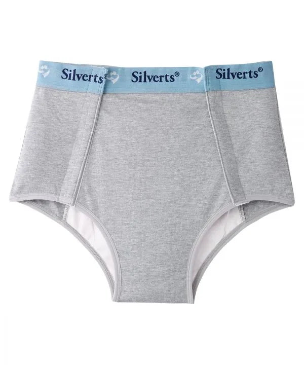 Heather Grey Women's underwear with easy open panels