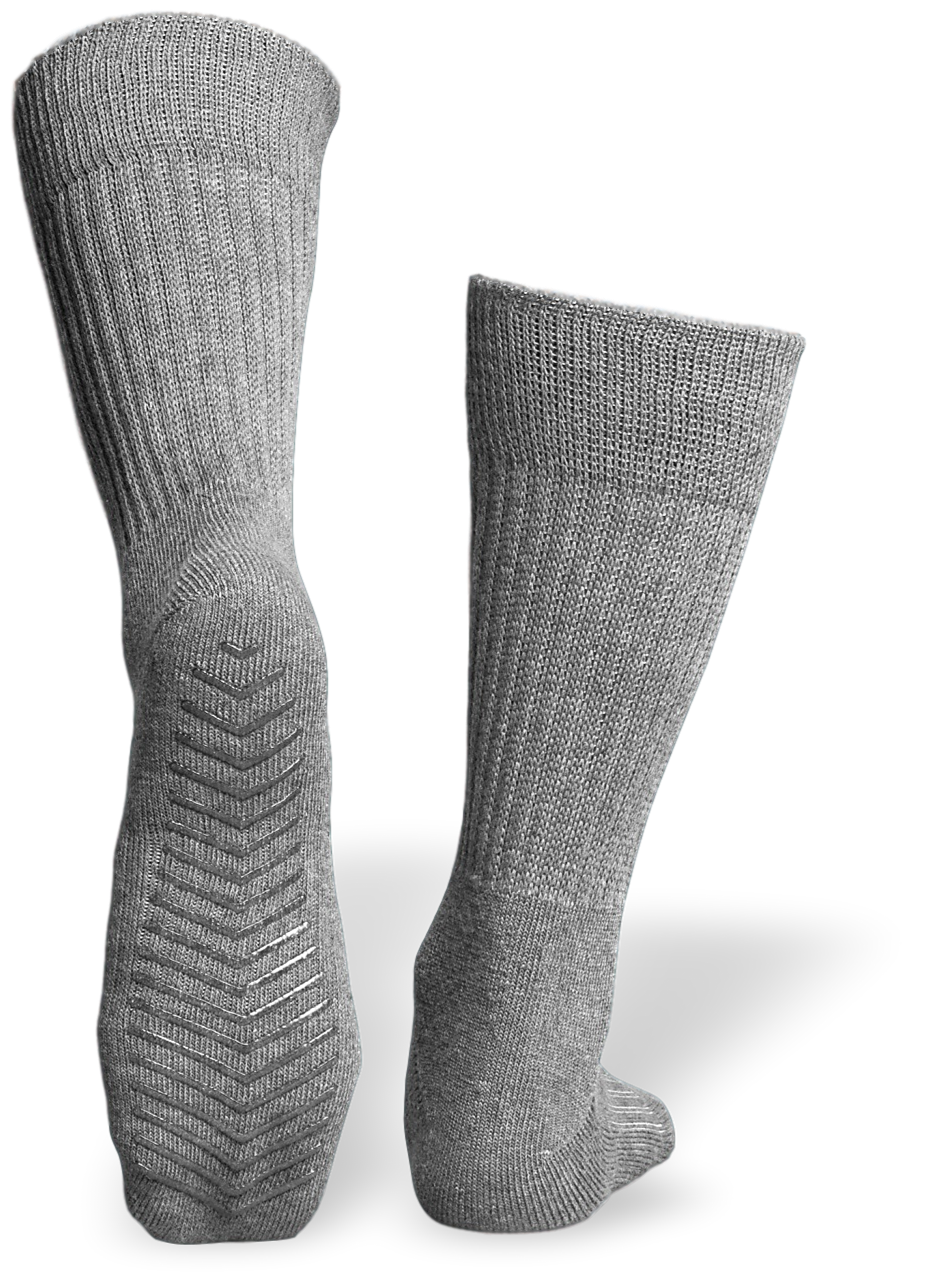 Grip Socks for Women - Casual Comfort Crew x3 Pairs - Gripjoy Socks