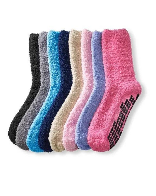 Unisex Ultra-Soft Anti-Slip Crew Socks - 4 pack