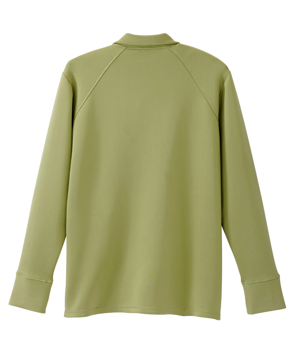 Back of sage active jacket